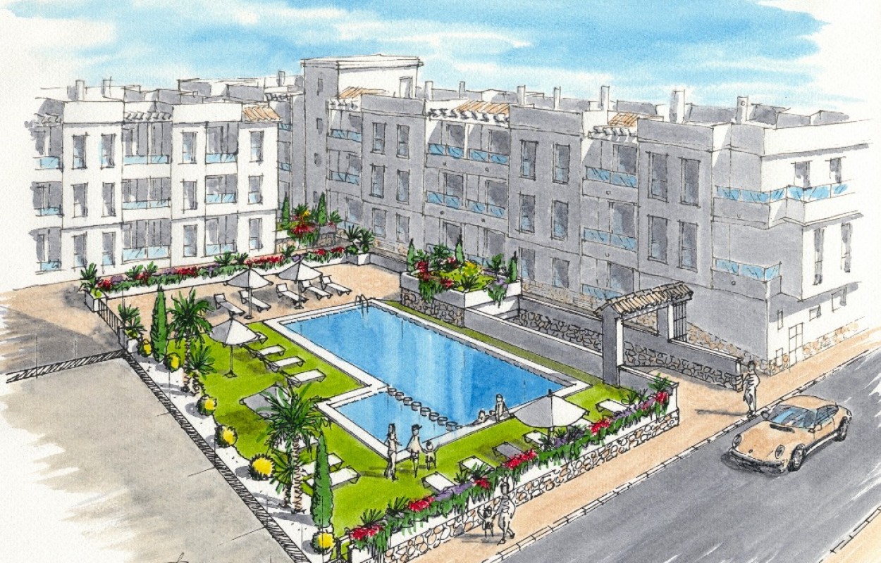 La construction de nouveaux appartements à Torrevieja prix a partir de-99.900€